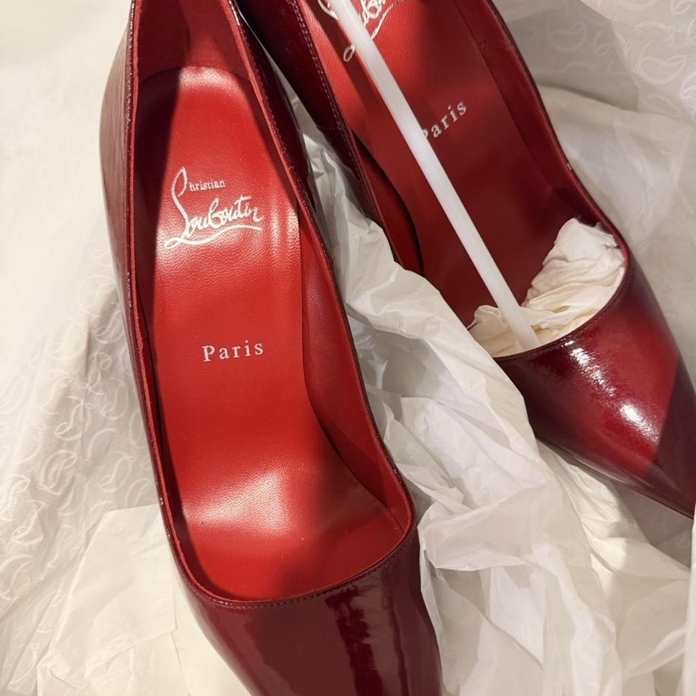 Christian Louboutin Burgundy Heels